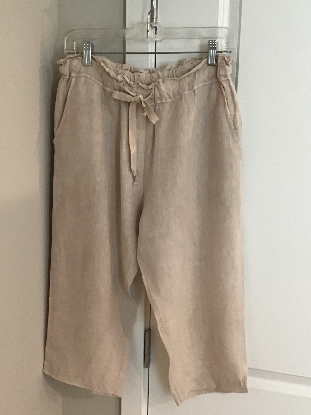 Linen capris